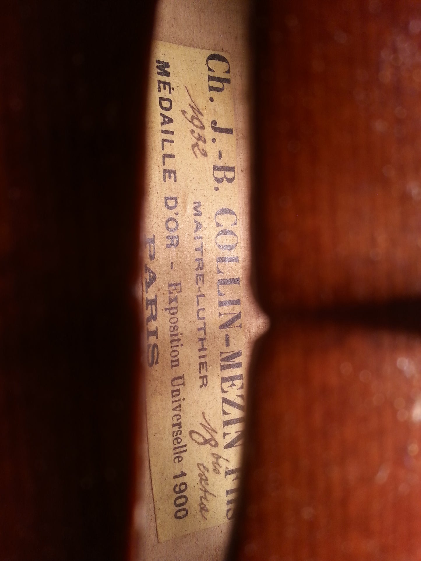 Violin Fiol J. B. Collin-Mezzin värde värdering