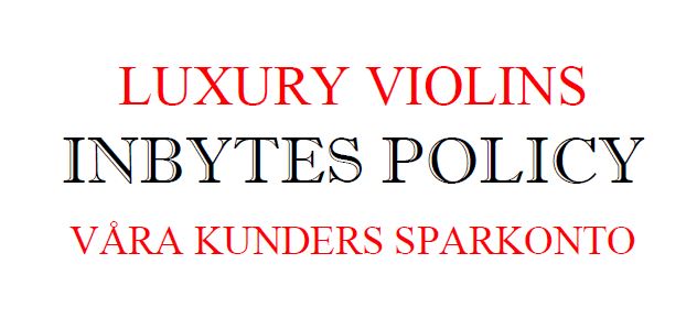 LuxuryViolins inbytesgaranti – våra kunders sparkonto