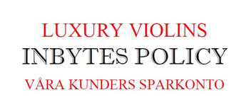 LuxuryViolins inbytesgaranti – våra kunders sparkonto
