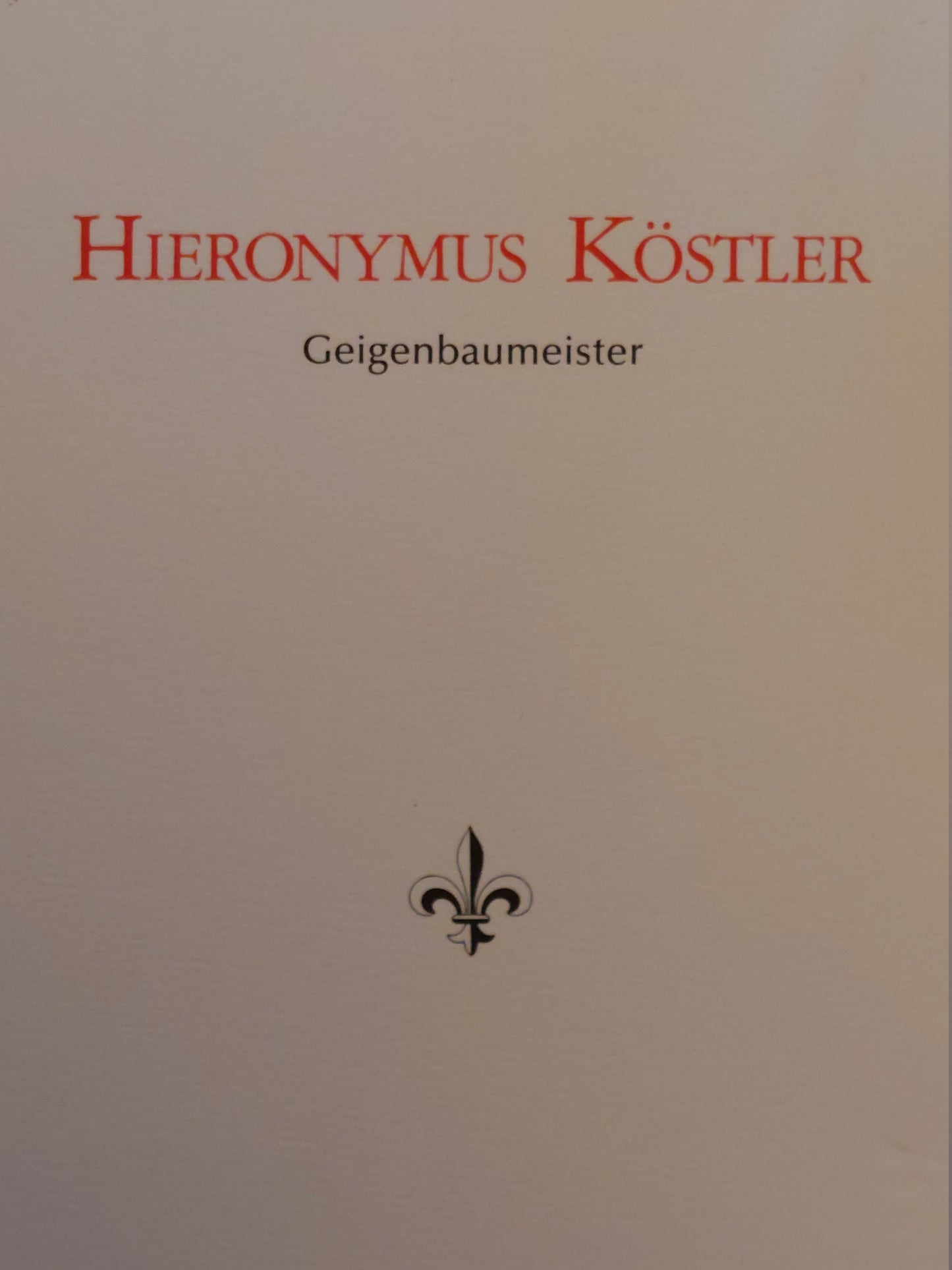 Violin - J. B. Vuillaume  "St. Cecile de Thernes" c. 1850