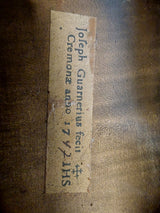 Cello - Joseph Guarnerius label