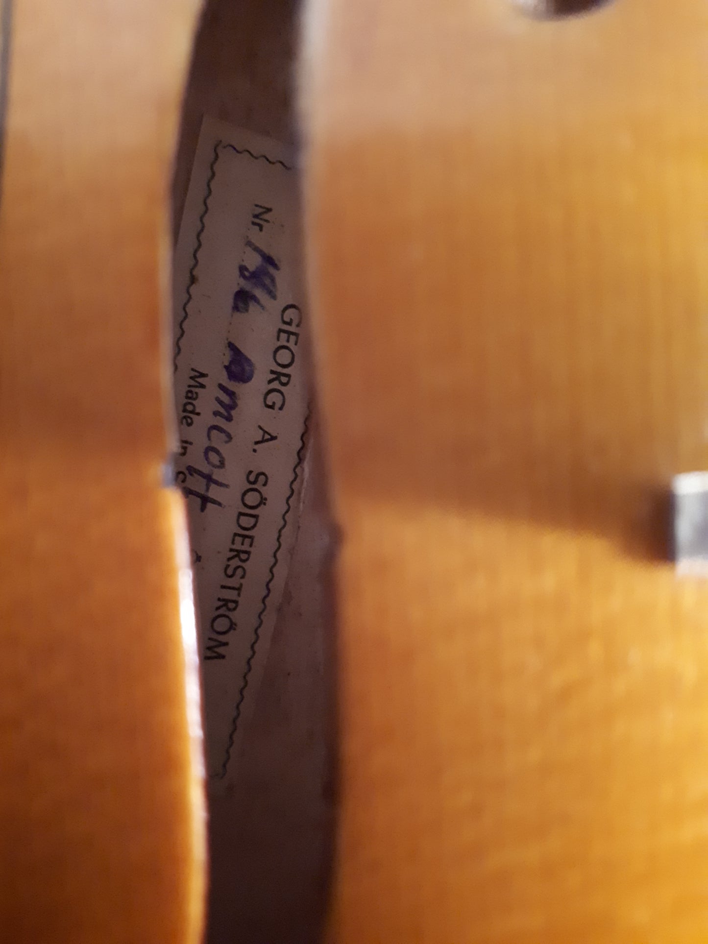 Violin - Georg Söderström 1983