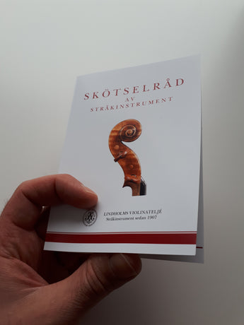 skötselråd av stråkinstrument violin fiol cello kontrabas
