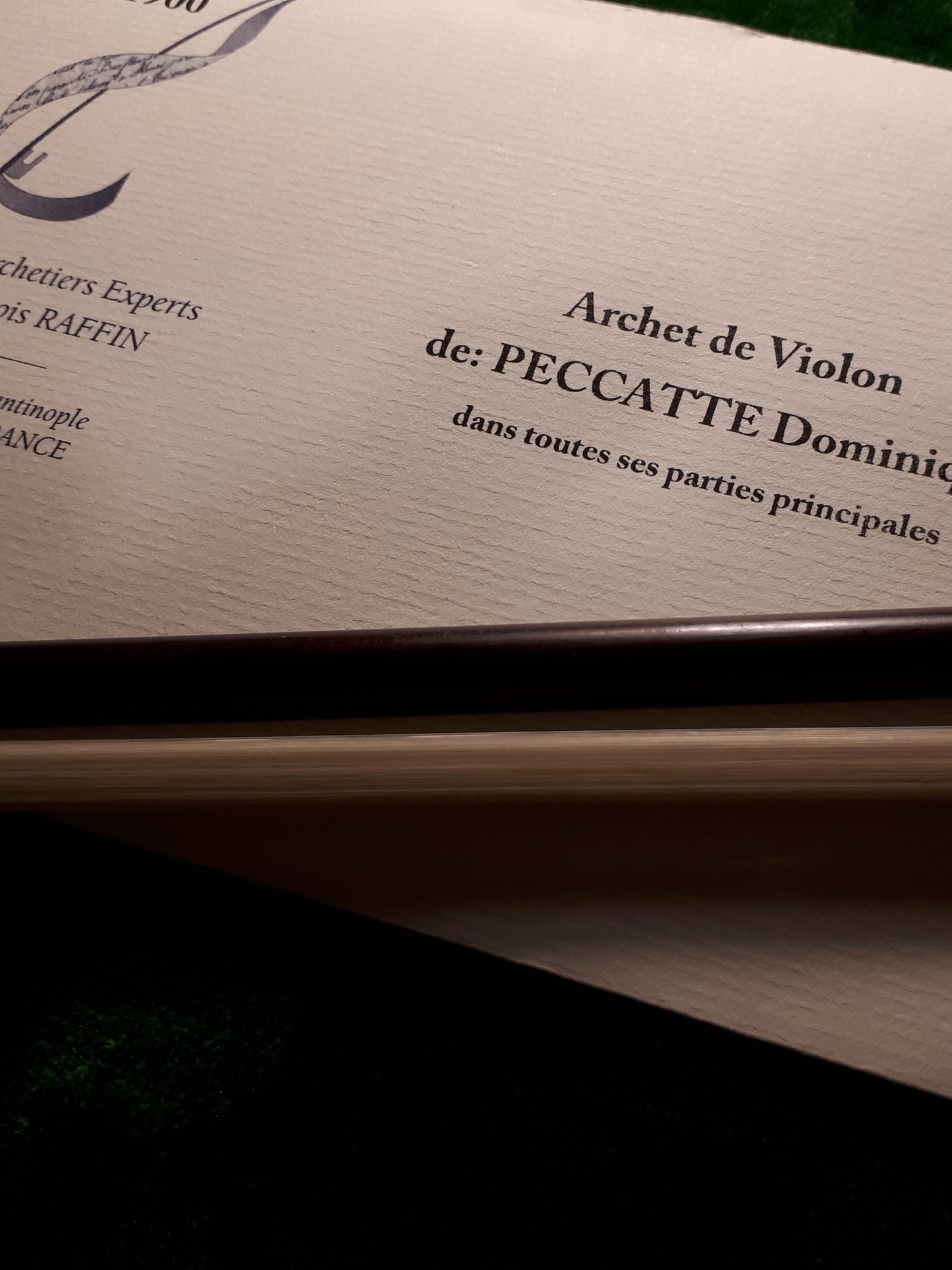 violinstråke dominique peccatte violin stråke