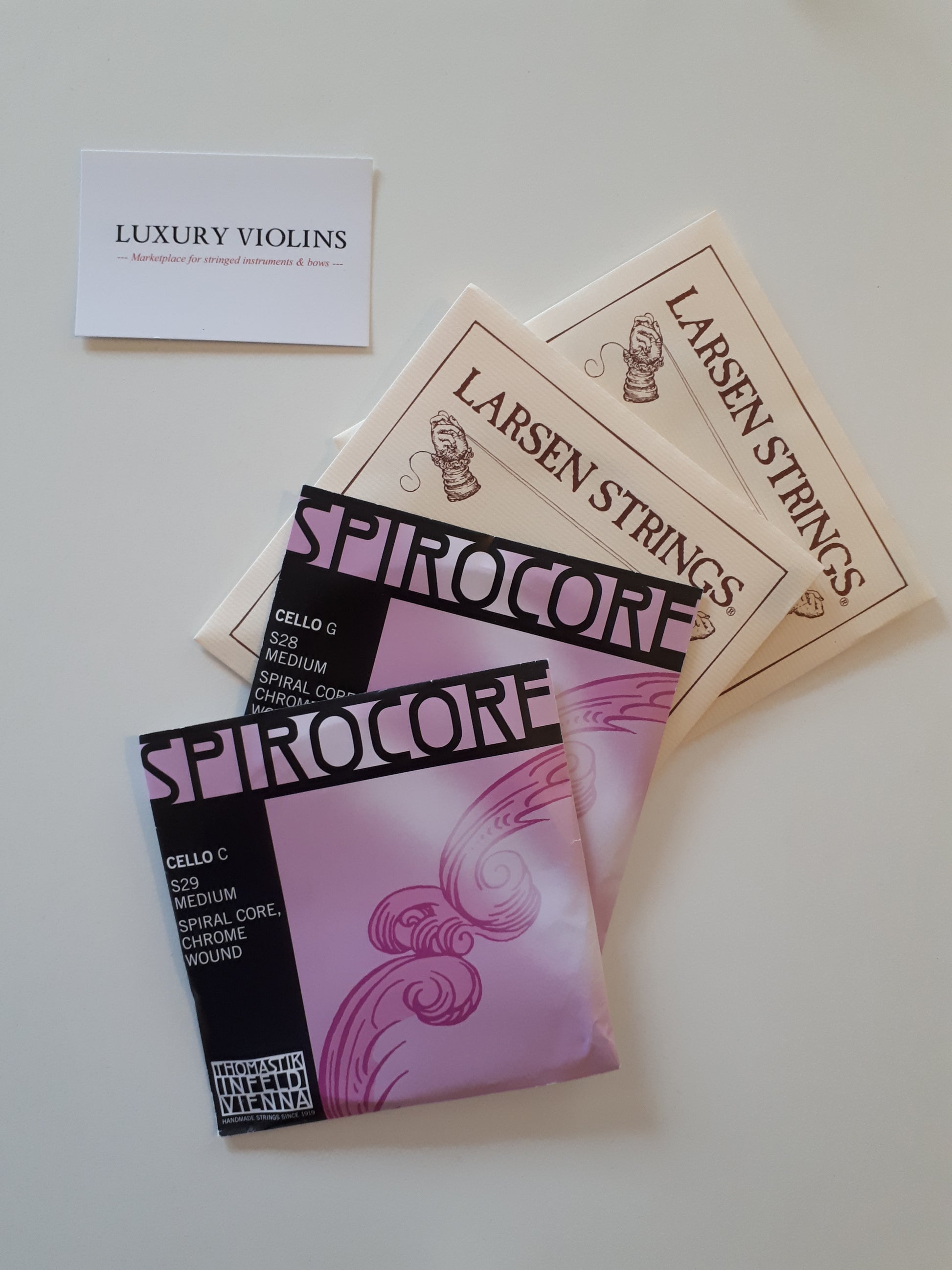 cello strings larsen spirocore