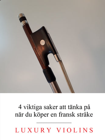 Att köpa äldre fransk stråke