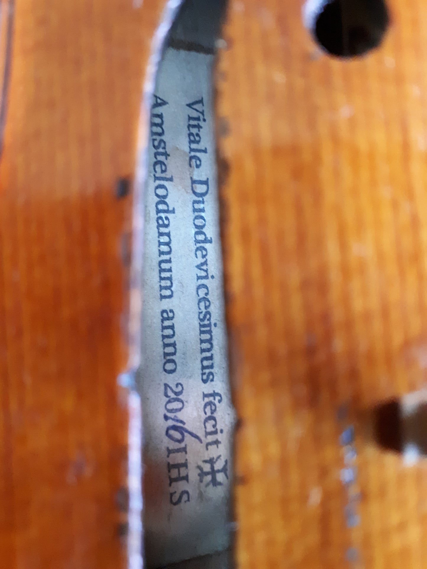 Violin - Vitale Duodevicesimus 2016