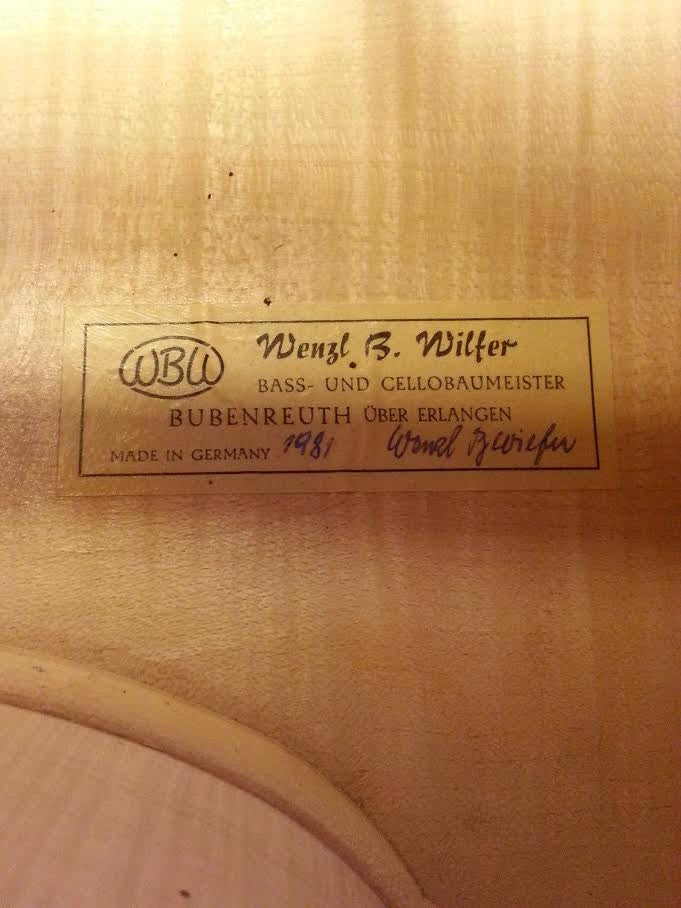 Cello – Wenzl. B. Wilfer 1981